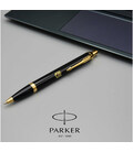 Ручка кулькова Parker IM Black GT BP Тризуб вогняний 22032_T031y