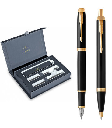 Набор Parker IM Black GT FP+BP (перьевая + шариковая)