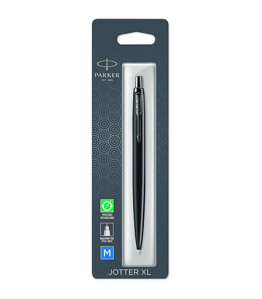 Ручка кулькова Parker JOTTER XL Monochrome Black BT BP блістер 12 436