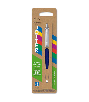 Ручка кулькова Parker JOTTER Originals Navy Blue CT BP блістер 15 836