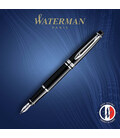 Набір Waterman EXPERT Black CT FP M (перова ручка + чохол)