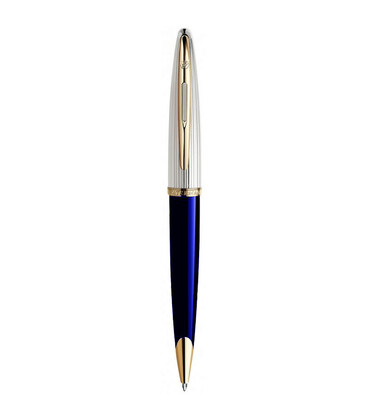 Ручка кулькова Waterman CARENE Deluxe Blue Lacquer/Silver GT BP 21 202