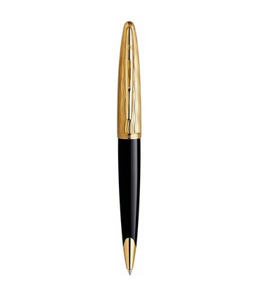 Ручка кулькова Waterman CARENE Essential Black & Gold GT BP 21 204