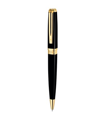 Ручка кулькова Waterman EXCEPTION Slim Black GT BP 21 028