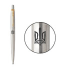 Ручка кулькова Parker JOTTER Stainless Steel GT BP Тризуб ОУН 16032_T030b картинка, зображення, фото