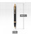 Ручка шариковая Parker IM Black GT BP Трезубец огненный 22032_T031y картинка, изображение, фото