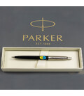 Ручка кулькова Parker JOTTER Originals UKRAINE Black CT BP Тризуб фігурний на тлі прапора 15632_T1026u картинка, зображення, фот