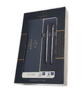 Набір ручок Parker JOTTER Stainless Steel CT FP+BP (перова + кулькова) картинка, зображення, фото