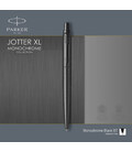 Ручка кулькова Parker JOTTER XL Monochrome Black BT BP 12 432 картинка, зображення, фото