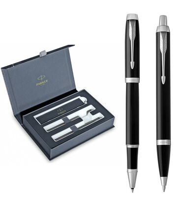 Набор Parker IM Black CT RB+BP (роллер + шариковая) картинка, изображение, фото