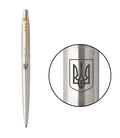 Ручка кулькова Parker JOTTER Stainless Steel GT BP Герб України 16032_T005b картинка, зображення, фото