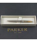 Ручка кулькова Parker JOTTER Stainless Steel GT BP Тризуб ЗСУ 16032_T039b картинка, зображення, фото