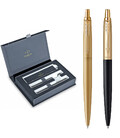 Набір Parker JOTTER XL Monochrome Gold GT BP Matt Black & Gold GT BP (2 кулькові ручки) картинка, зображення, фото