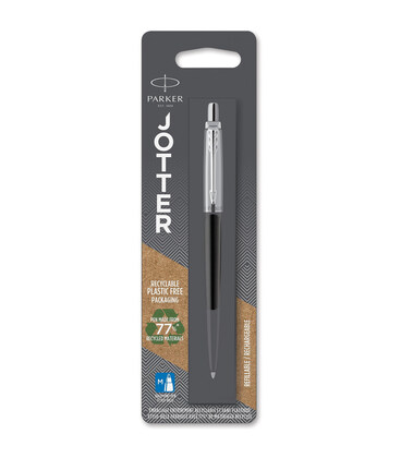 Ручка кулькова Parker JOTTER Bond Street Black CT BP блістер 16 236 картинка, зображення, фото