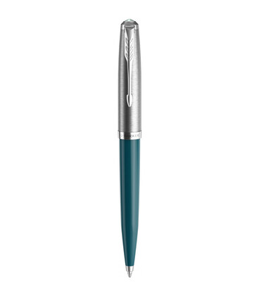 Ручка шариковая Parker PARKER 51 Teal Blue CT BP 55 332 картинка, изображение, фото