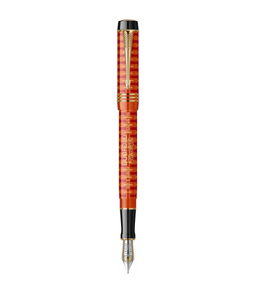 Ручка перьевая Parker DUOFOLD 100 LE Red FP18-С F (Lim. Ed 100) 98 401 картинка, изображение, фото