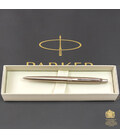 Ручка кулькова Parker JOTTER UKRAINE Stainless Steel CT BP Тризуб біл. 16132_T001w картинка, зображення, фото