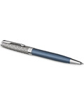 Ручка шариковая Parker SONNET Metal & Blue Lacquer CT BP 68 432 картинка, изображение, фото