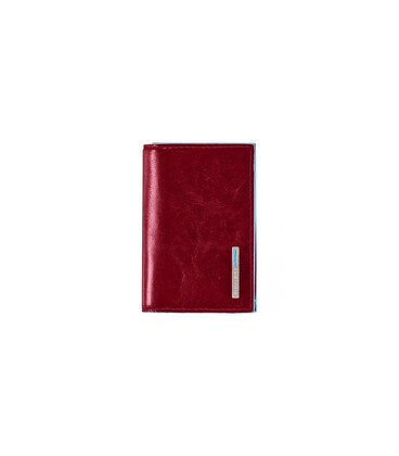 Візитниця Piquadro BL SQUARE/Red для своїх візиток на кнопці (10,8x7,5x1,5) PP1899B2_R картинка, зображення, фото