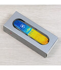 Складной нож Victorinox HUNTSMAN UKRAINE Желто-синий рисунок 1.3713.7.T3100pw картинка, изображение, фото
