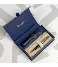Набір Waterman CARENE Deluxe Black Lacquer GT BP (кулькова ручка + шкіряний чохол) картинка, зображення, фото