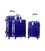 Набор чемоданов Snowball 50203 синий картинка, изображение, фото
