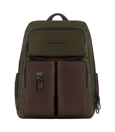 Рюкзак для ноутбука Piquadro Harper (AP) Green-Brown CA3349AP_VETM картинка, изображение, фото