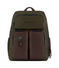Рюкзак для ноутбука Piquadro Harper (AP) Green-Brown CA3349AP_VETM картинка, изображение, фото
