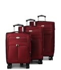 Набор чемоданов Airtex 619 Worldline 3 в 1 бордовый картинка, изображение, фото
