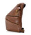 Чоловіча сумка-слінг через плече TARWA GB-6402-3md Наппа коньяк картинка, зображення, фото