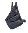 Чоловіча шкіряна сумка-слінг RK-6402-3md темно-синя бренд TARWA картинка, зображення, фото