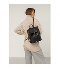 Шкіряний жіночий рюкзак Олсен чорний картинка, зображення, фото