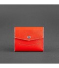 Женский кожаный кошелек 2.1 Ярко-красный картинка, изображение, фото