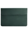 Кожаный чехол-конверт на магнитах для MacBook 15-16 дюйм Зеленый Crazy Horse картинка, изображение, фото