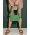 Женская кожаная сумка Molly зеленая картинка, изображение, фото