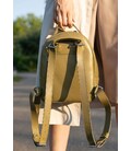 Шкіряний рюкзак Groove S оливковий картинка, зображення, фото