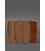 Кожаная обложка для военного билета 7.0 светло-коричневая картинка, изображение, фото