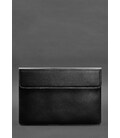 Шкіряний чохол-конверт на магнітах для MacBook 14 Чорний картинка, зображення, фото
