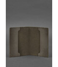 Шкіряна обкладинка для військового квитка офіцера запасу 8.0 темно-коричнева Crazy Horse картинка, зображення, фото