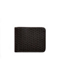 Шкіряне портмоне 4.4 (з затискачем) Темно-коричневий краст карбон картинка, зображення, фото