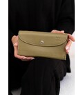 Кожаный кошелек Smart Wallet оливковый краст картинка, изображение, фото