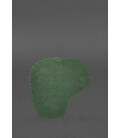 Коврик для мышки "Грушка" из натуральной кожи зеленый Crazy Horse картинка, изображение, фото