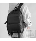 Вместительный текстильный черный рюкзак Confident ANT02-6656A картинка, изображение, фото