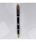 Ручка-роллер Parker IM UKRAINE Black GT RB Трезубец сине-желтый 22022_T0016u картинка, изображение, фото