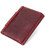 Винтажная кожаная визитница GRANDE PELLE 11408 Бордовый картинка, изображение, фото
