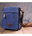 Цікава чоловіча сумка з текстилю 21267 Vintage Синя картинка, зображення, фото