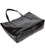 Функциональная сумка шоппер из натуральной кожи 22095 Vintage Черная картинка, изображение, фото