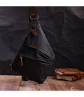 Сумка через плечо для мужчин из текстиля Vintage 22196 Черный картинка, изображение, фото