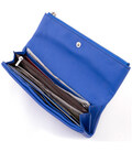 Клатч конверт с карманом для мобильного кожаный женский ST Leather 19268 Синий картинка, изображение, фото