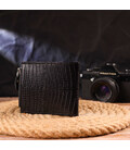 Отличный мужской горизонтальный кошелек из натуральной фактурной кожи CANPELLINI 21506 Черный картинка, изображение, фото